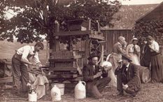 historic cider pressing photo circa Dummerstown, Vermont